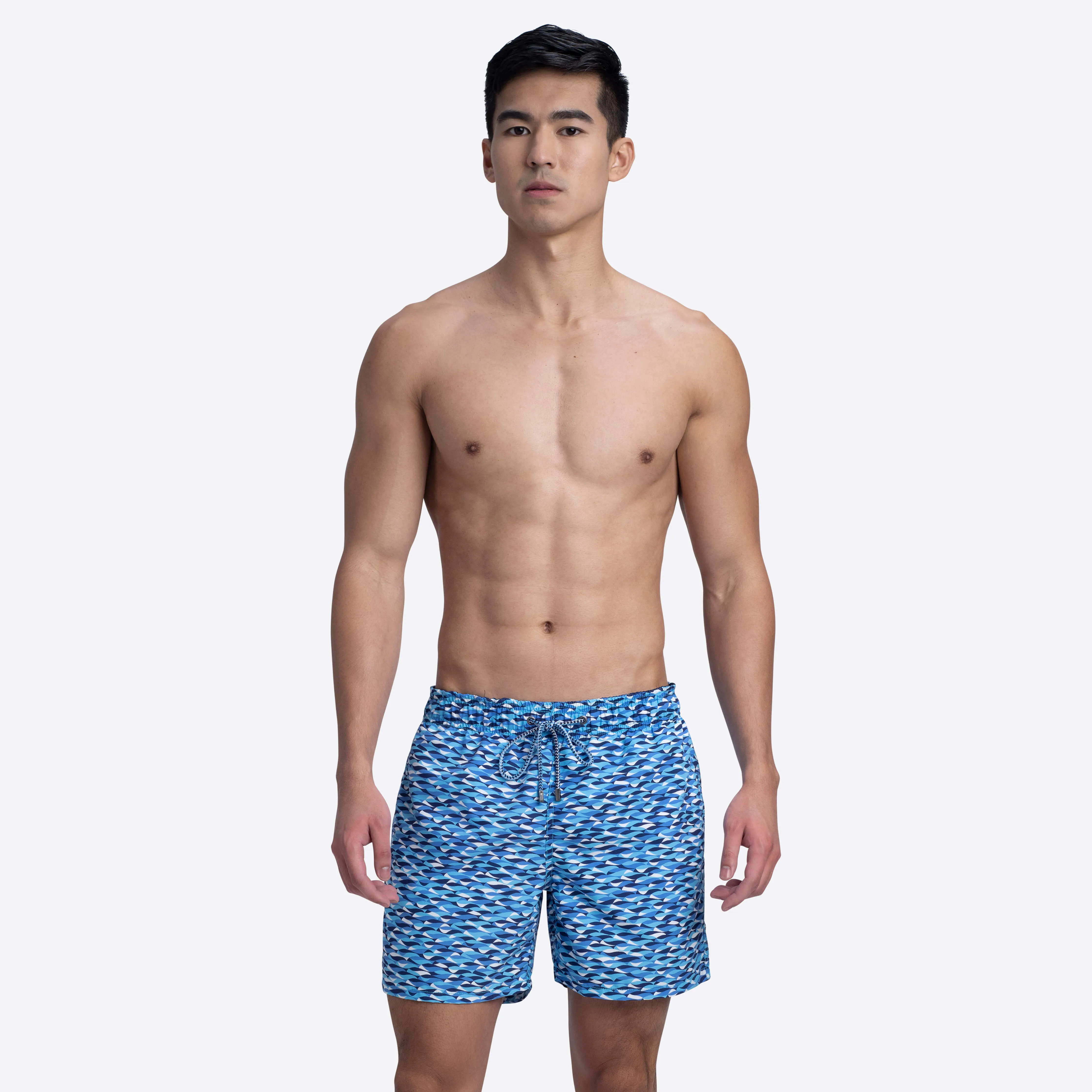 LENOX Abstract Print Swim Trunks