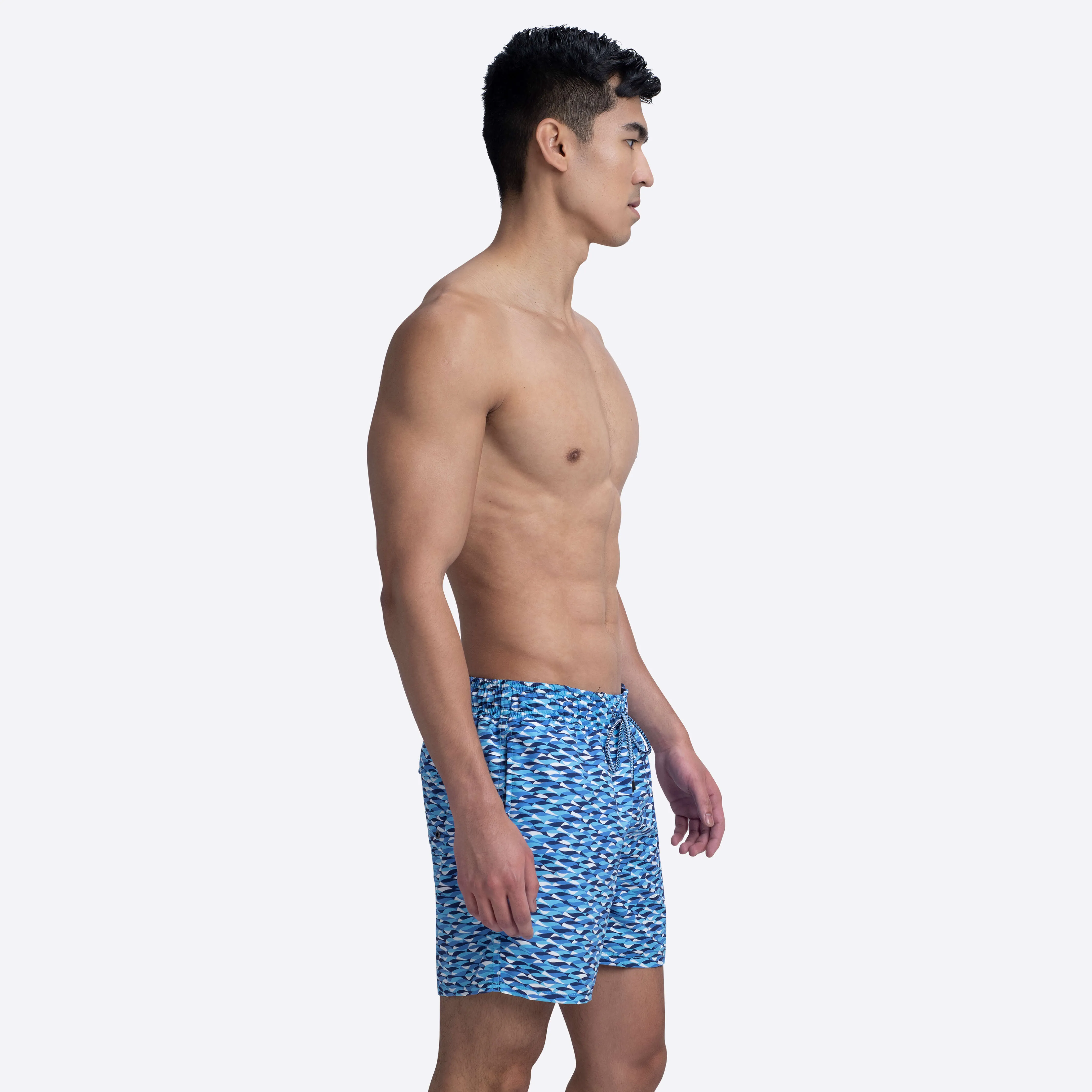 LENOX Abstract Print Swim Trunks
