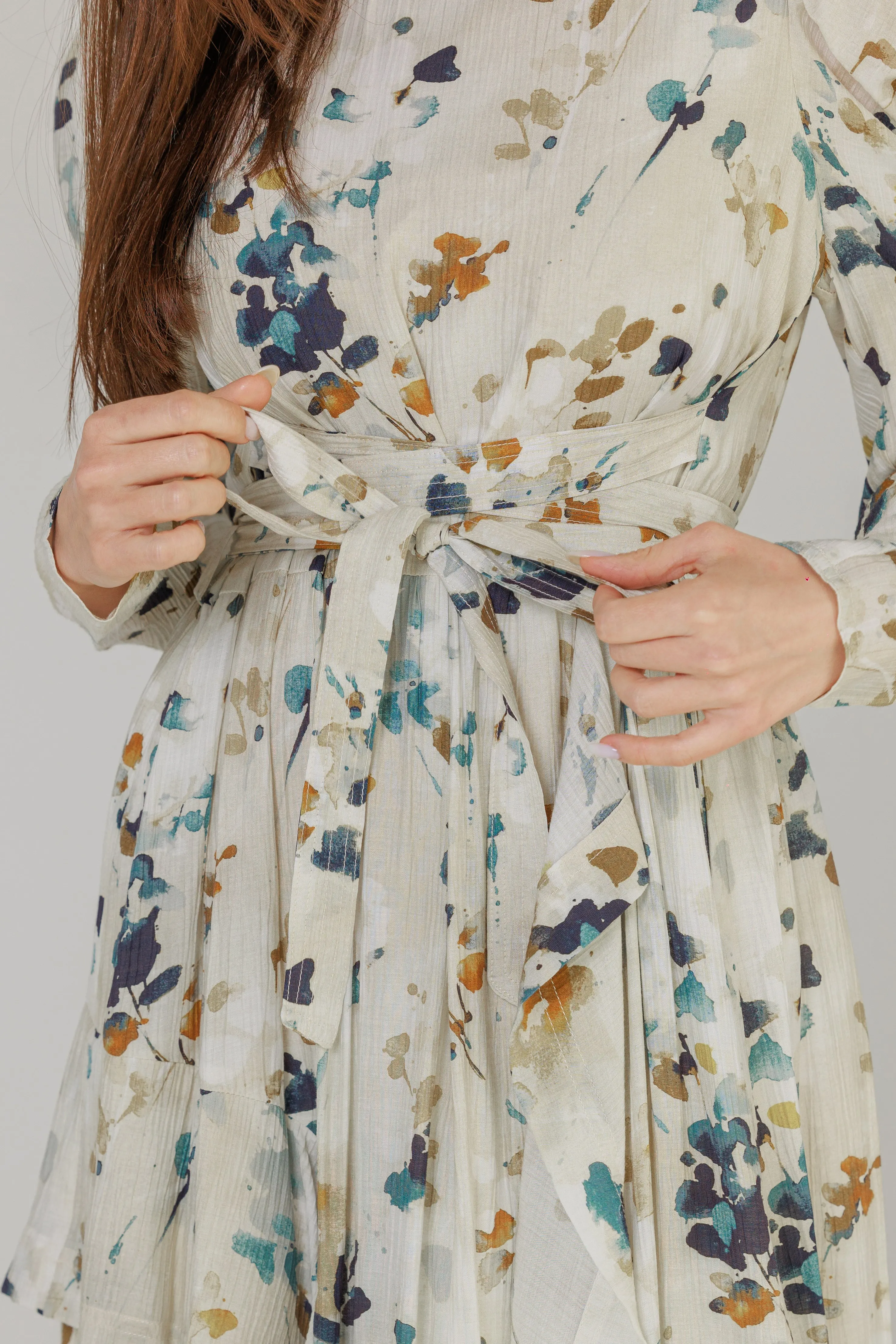 Loup Floral Wrap Dress