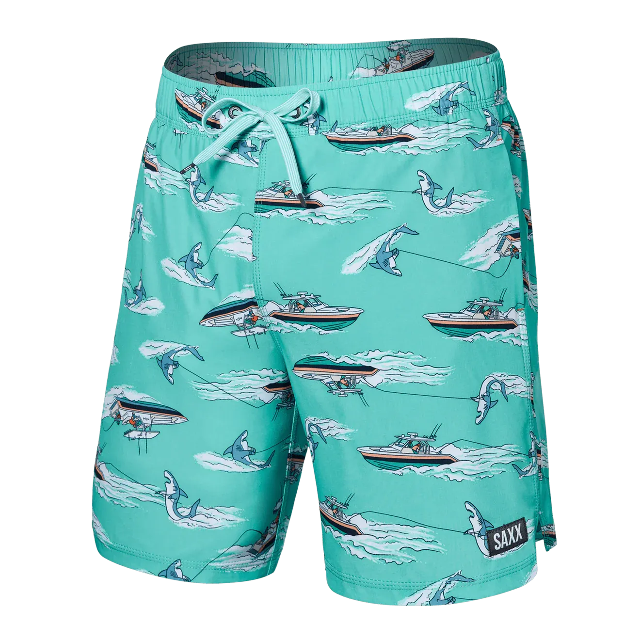M Saxx Oh Buoy 2N1 Volley Shorts 7"