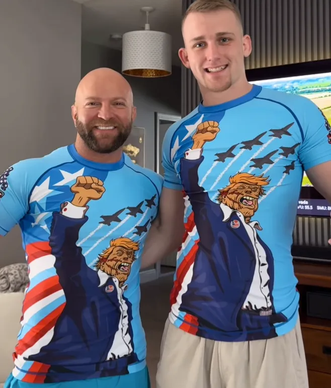 Make America Gangsta Again Trump Rash Guard