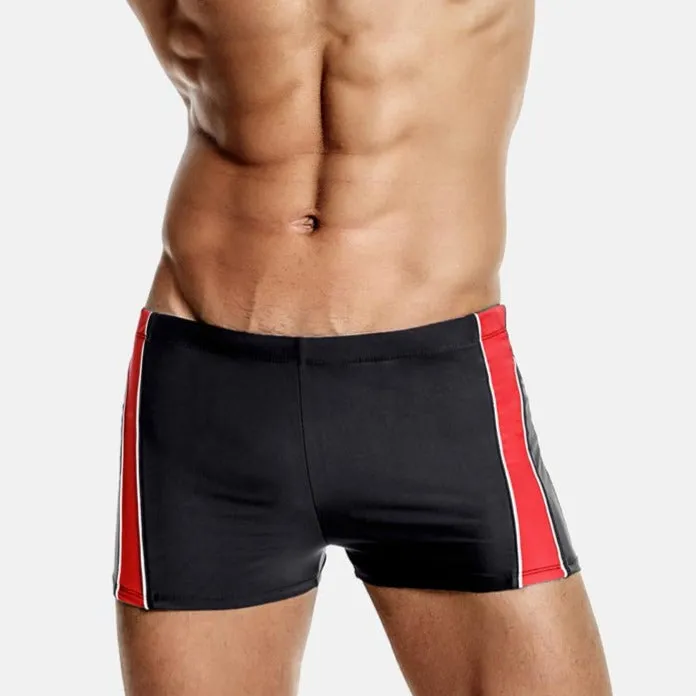 Men's Boxer Brief Swim Trunks