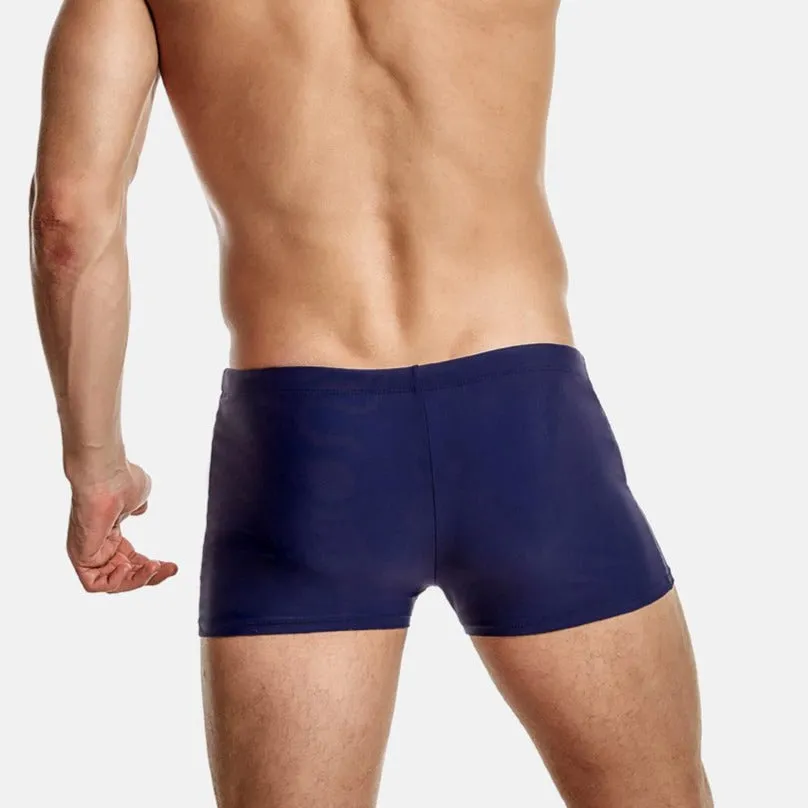 Men's Boxer Brief Swim Trunks