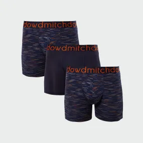 Men's Everyday Classics Active Trunks 3 Pack - Navy