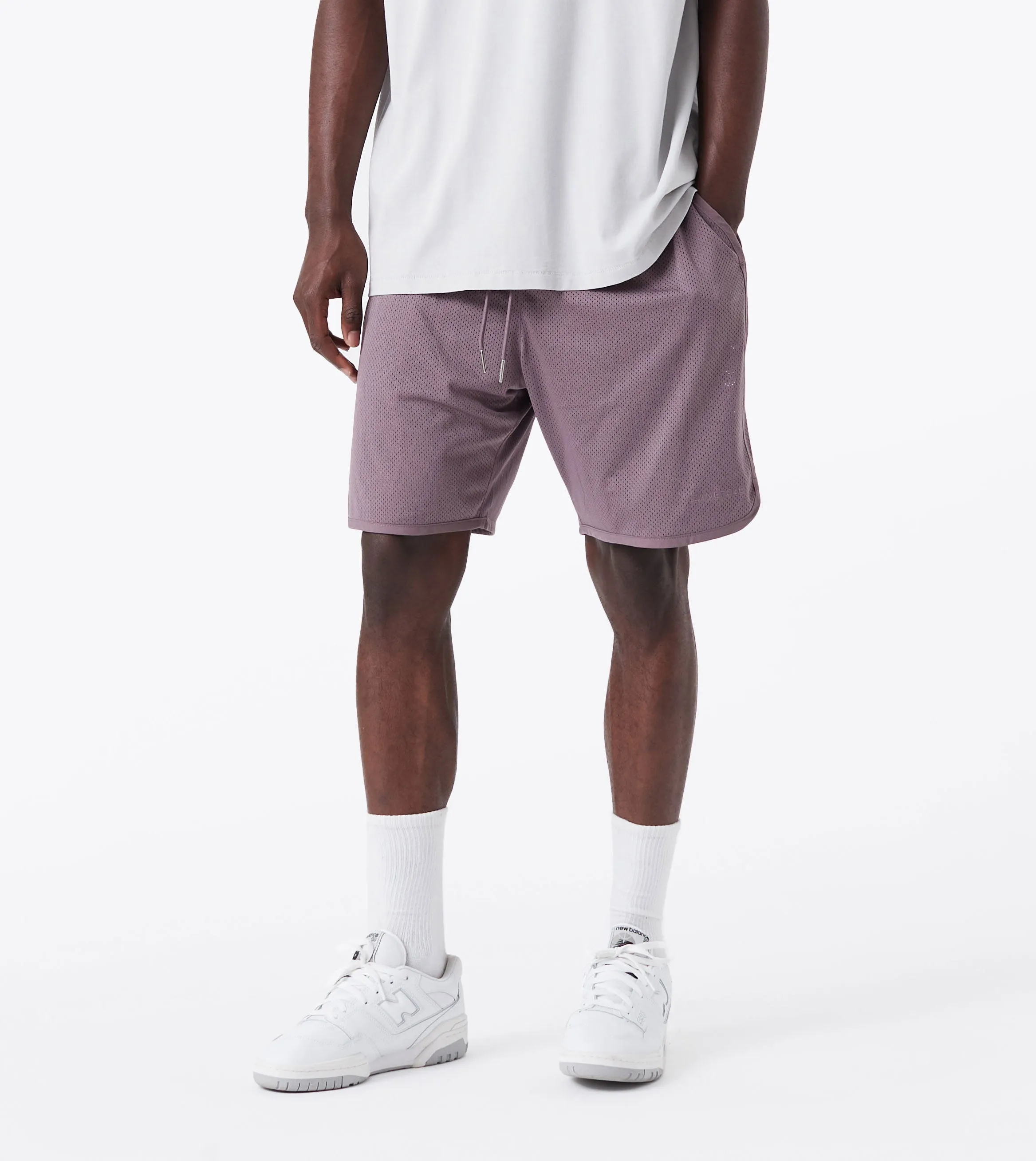 Mesh Basketball Short Mauve