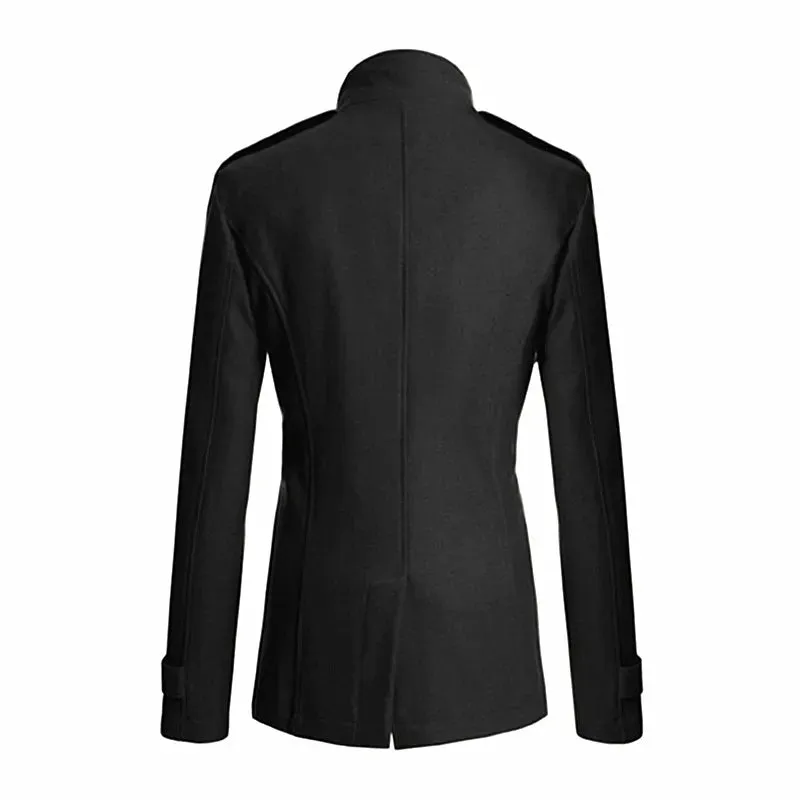 Mrmt 2024 brandneue Herren Woll mantel für Männer Lang anzug Männer Wolle Wind jacke Mann Woll mantel Oberbekleidung Freizeit kleidung