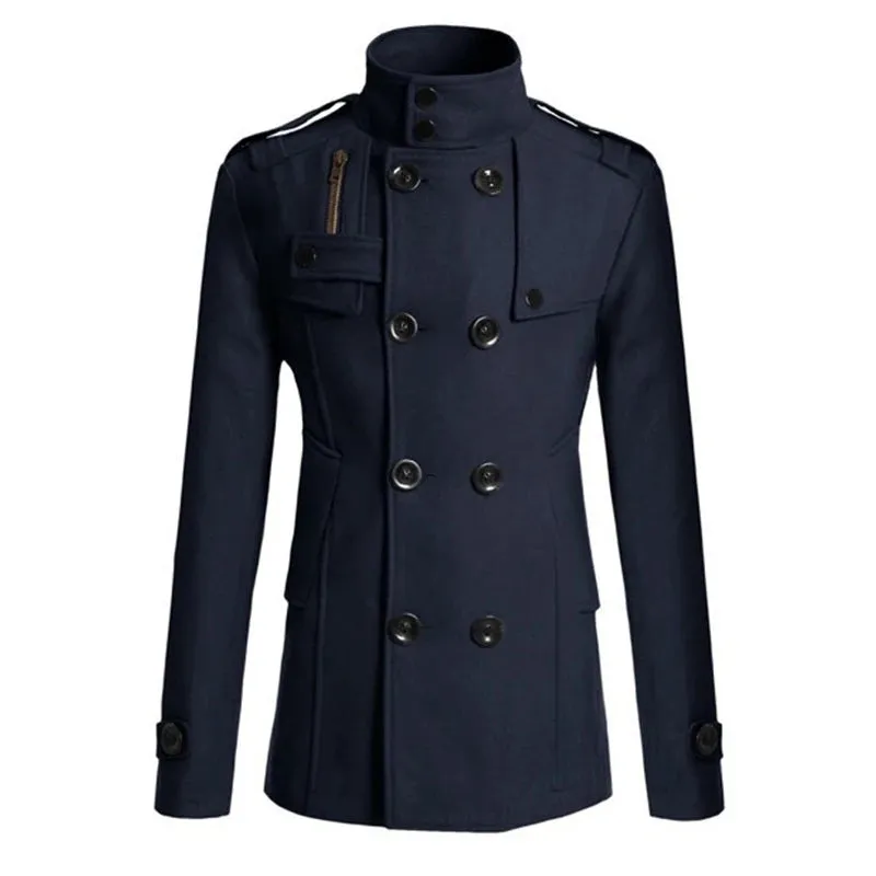 Mrmt 2024 brandneue Herren Woll mantel für Männer Lang anzug Männer Wolle Wind jacke Mann Woll mantel Oberbekleidung Freizeit kleidung
