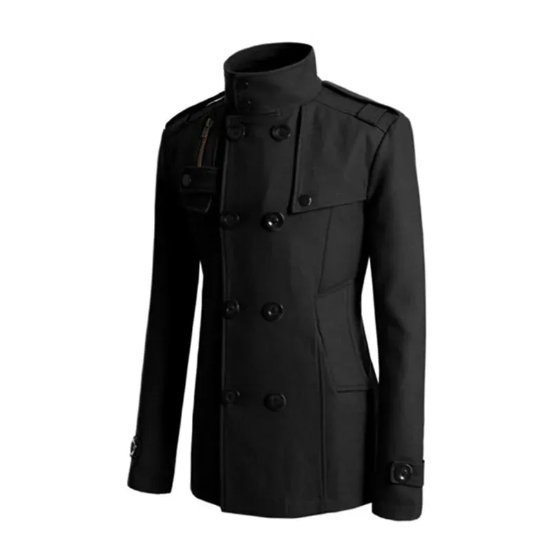 Mrmt 2024 brandneue Herren Woll mantel für Männer Lang anzug Männer Wolle Wind jacke Mann Woll mantel Oberbekleidung Freizeit kleidung