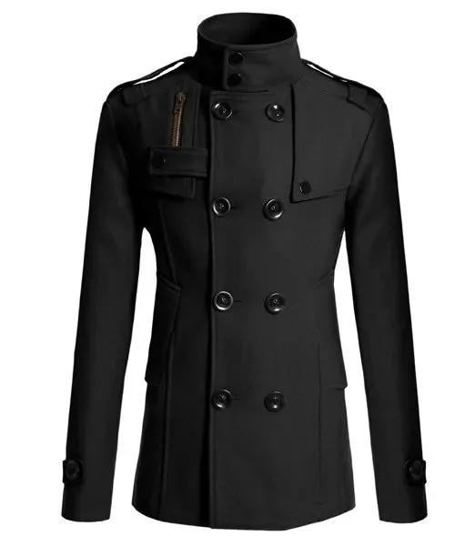Mrmt 2024 brandneue Herren Woll mantel für Männer Lang anzug Männer Wolle Wind jacke Mann Woll mantel Oberbekleidung Freizeit kleidung