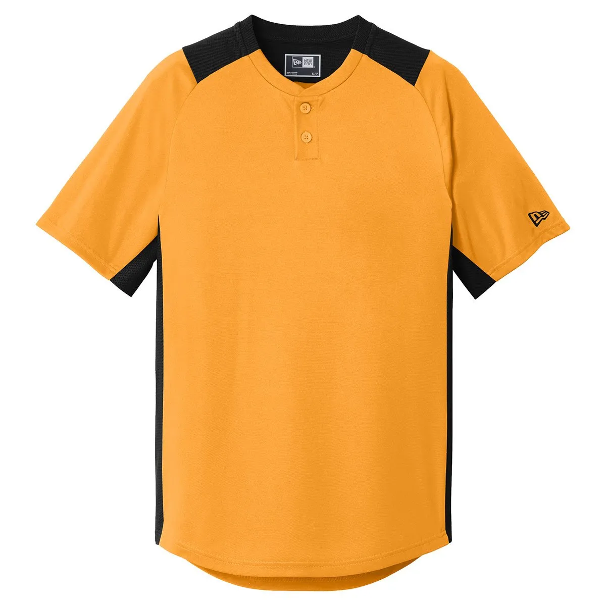 New Era Men's Gold/Black Diamond Era 2-Button Jersey