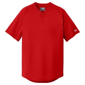 New Era Men's Scarlet Diamond Era 2-Button Jersey