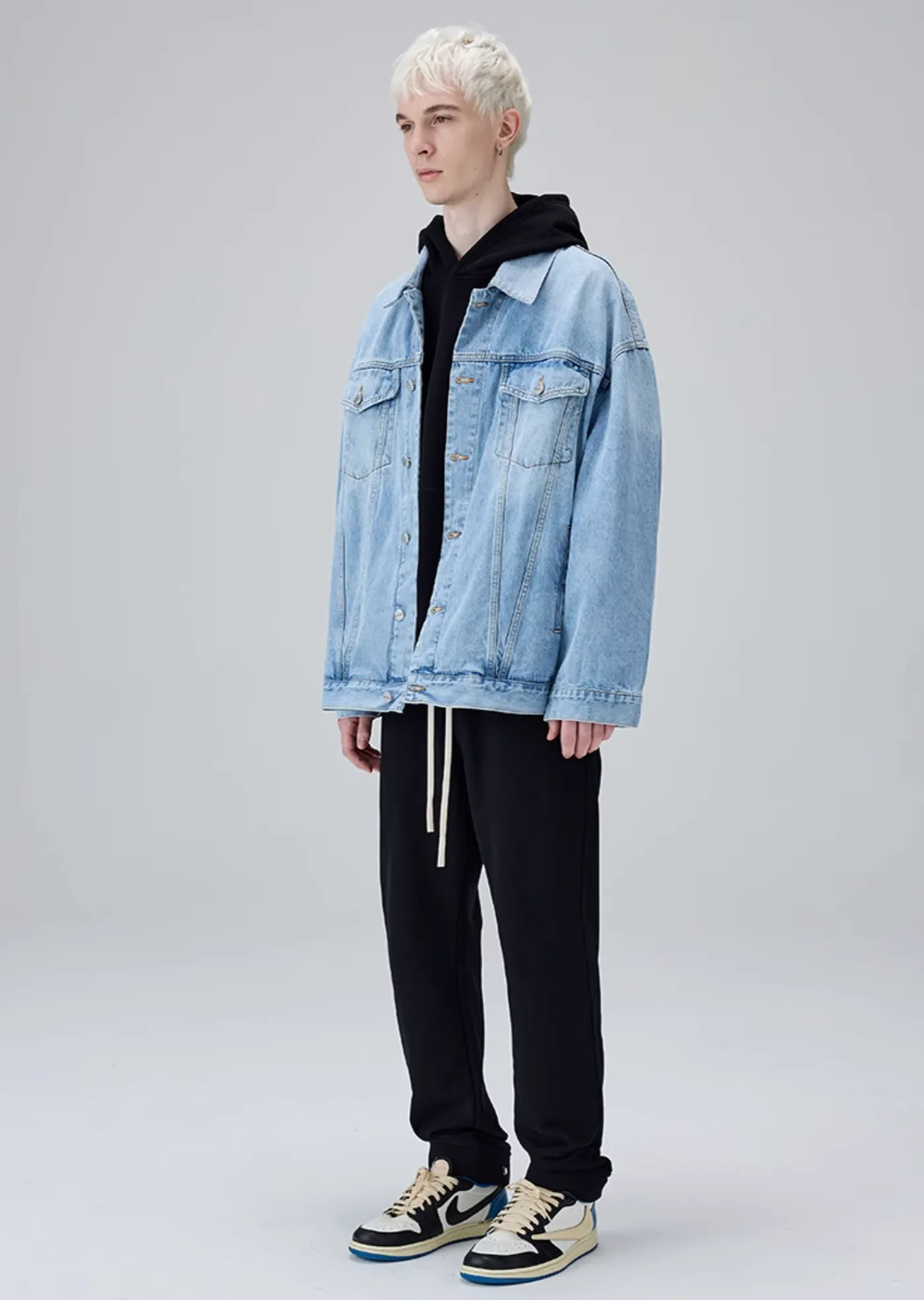 Oversized Washed Out Denim Jacket
