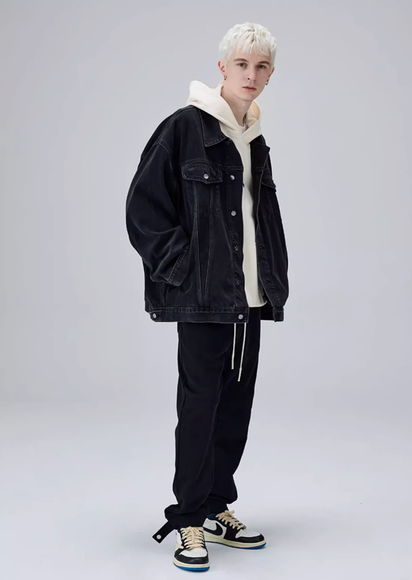 Oversized Washed Out Denim Jacket