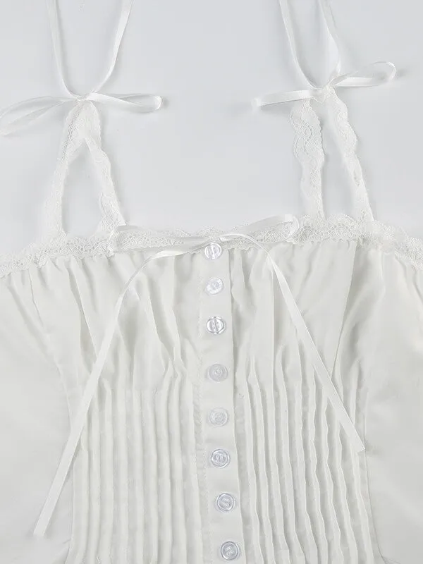 Paris soft ruffled cami