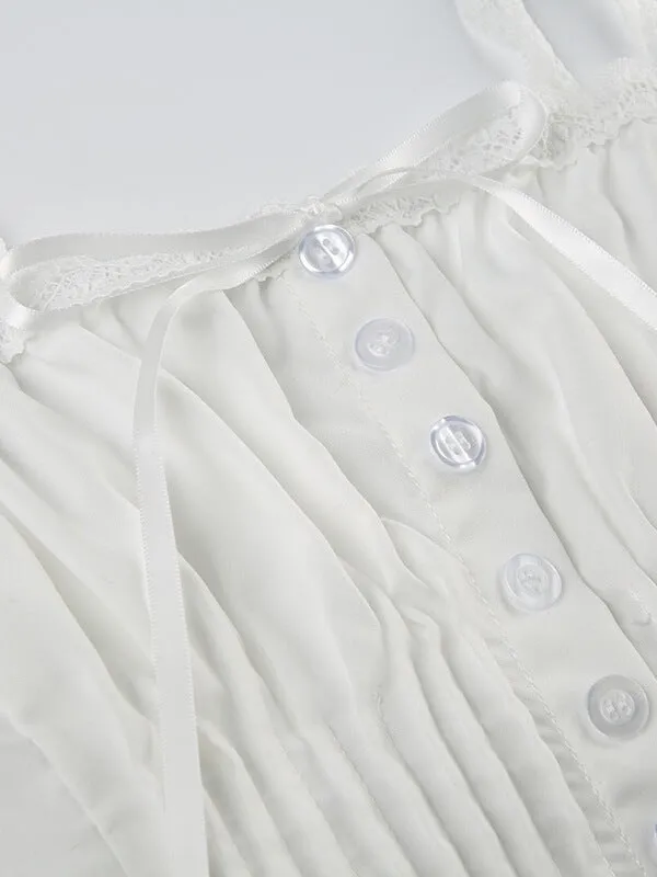 Paris soft ruffled cami