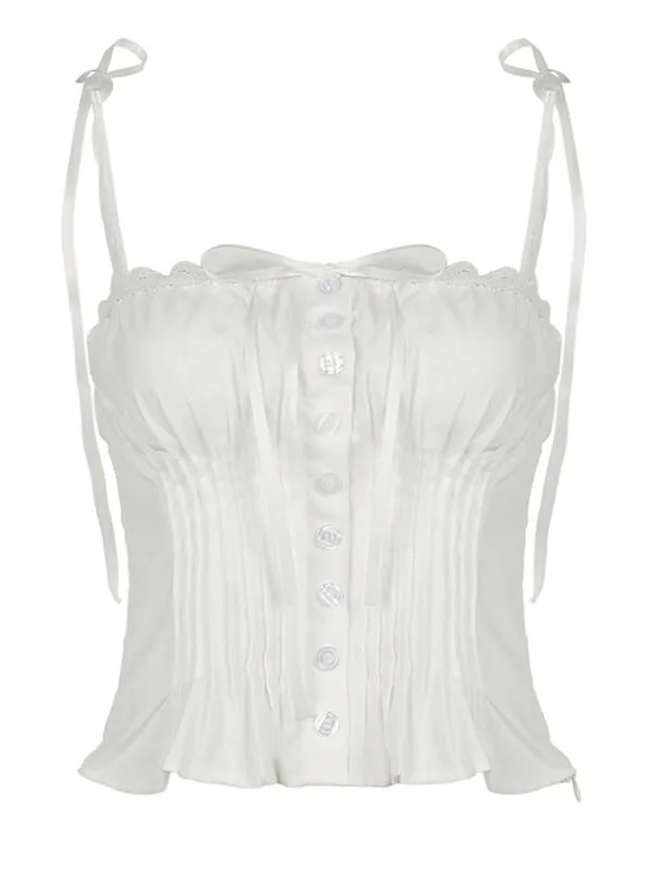 Paris soft ruffled cami