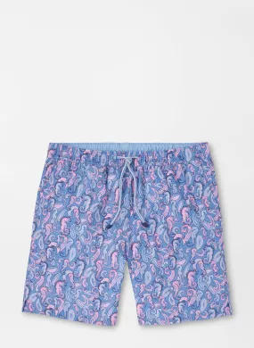 Peter Millar Seahorse Paisley Swim Trunk