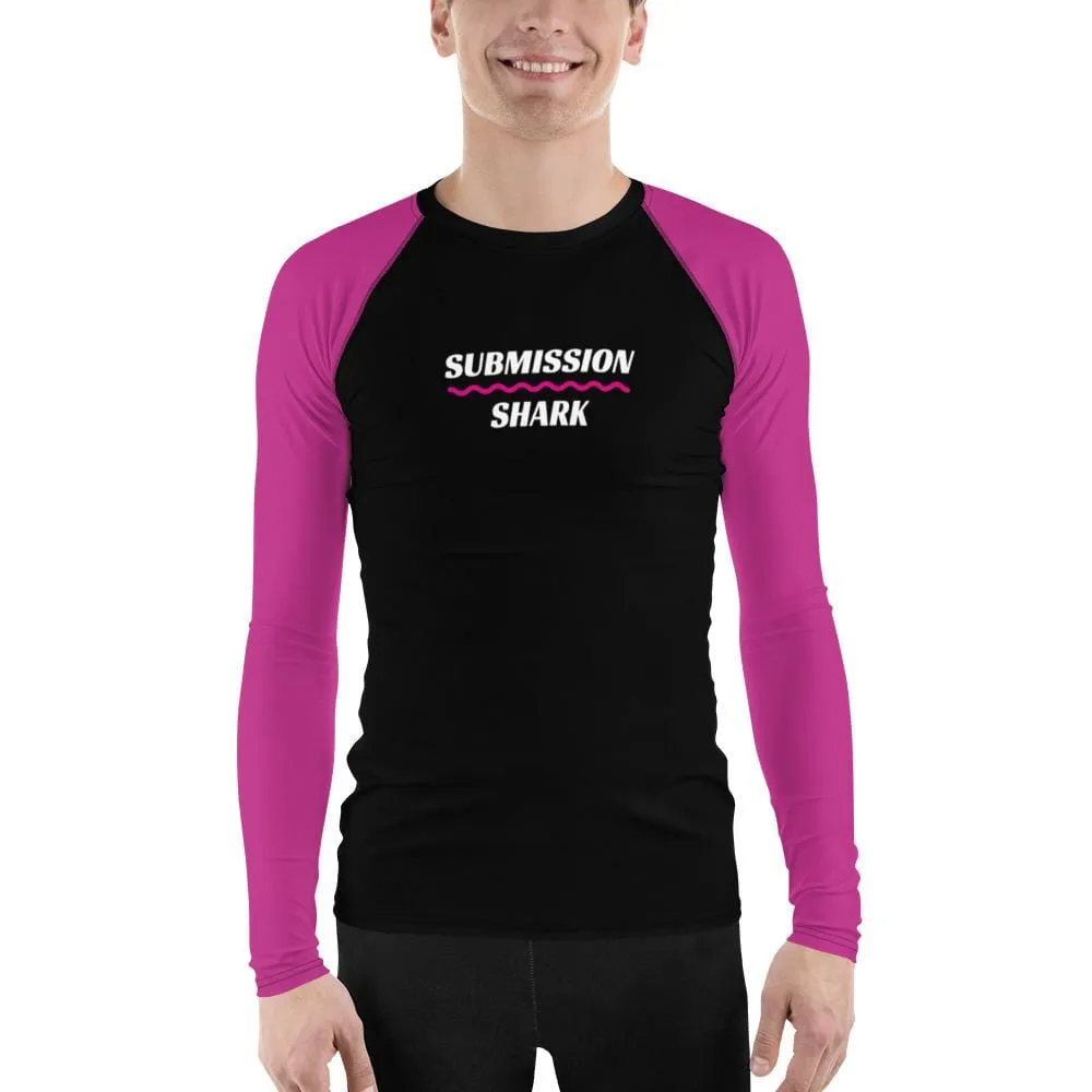 Pink SS Premium Standard ~ Men's BJJ Rash Guard