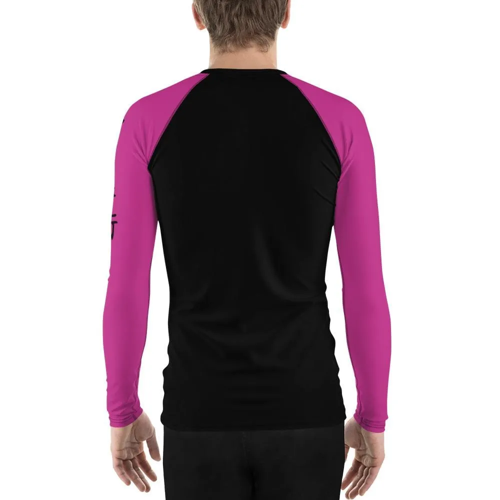 Pink SS Premium Standard ~ Men's BJJ Rash Guard