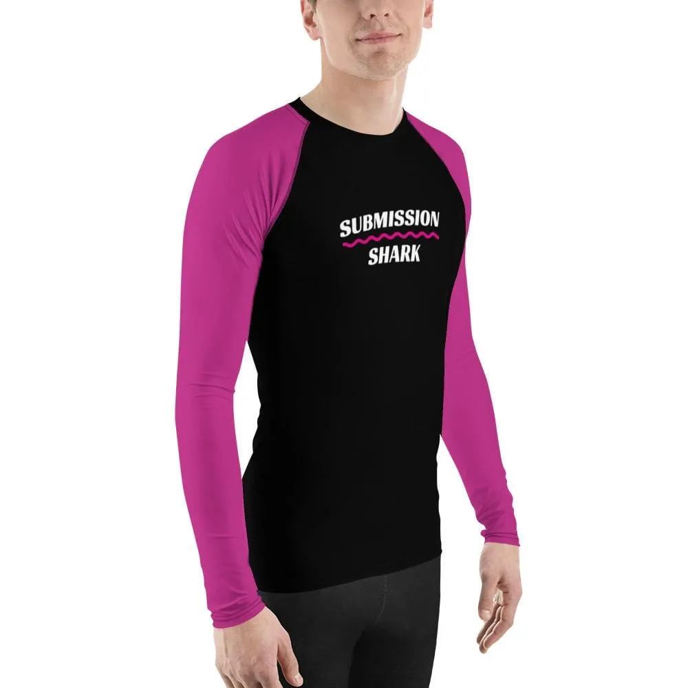 Pink SS Premium Standard ~ Men's BJJ Rash Guard