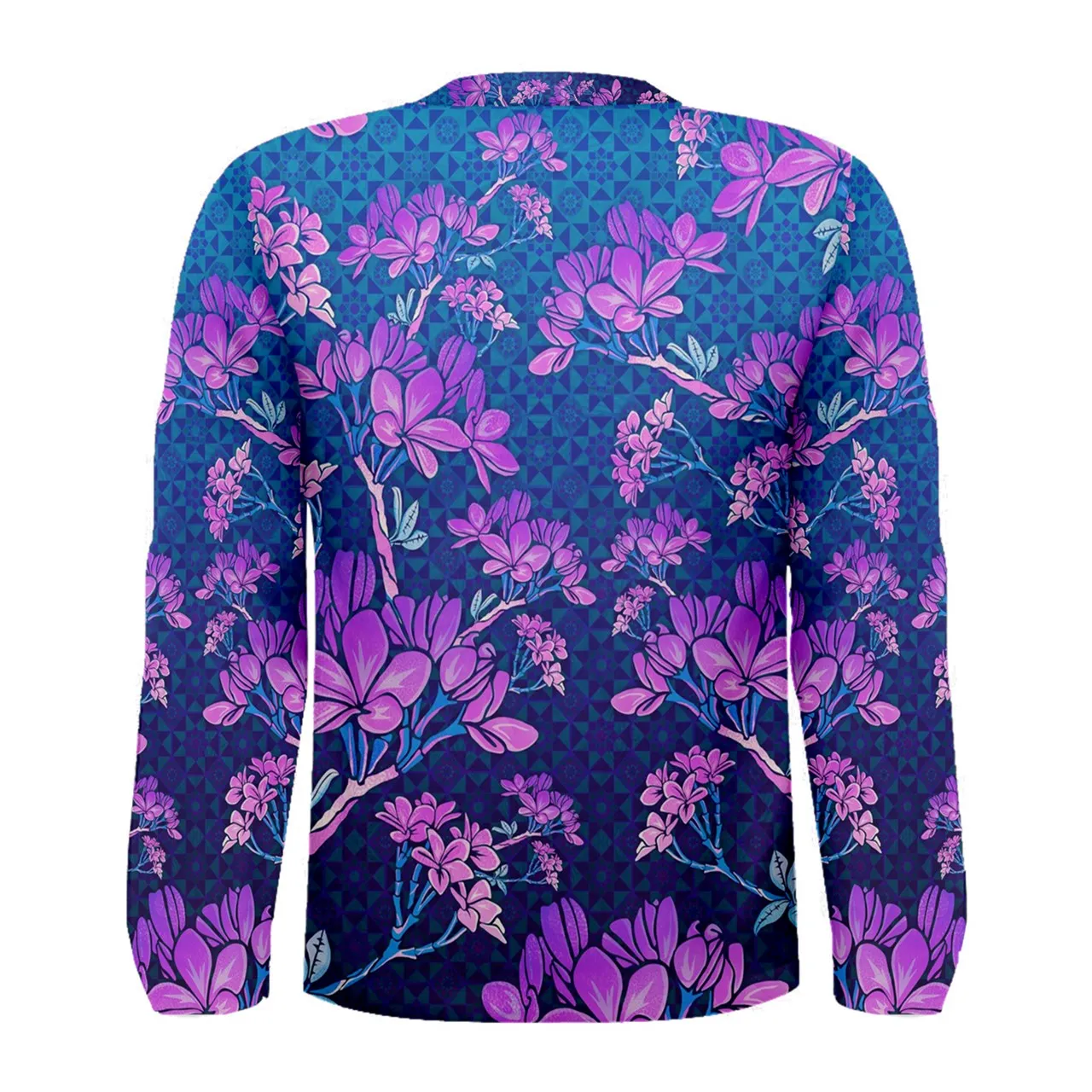 Plumeria Tesseract Long Sleeve Shirt
