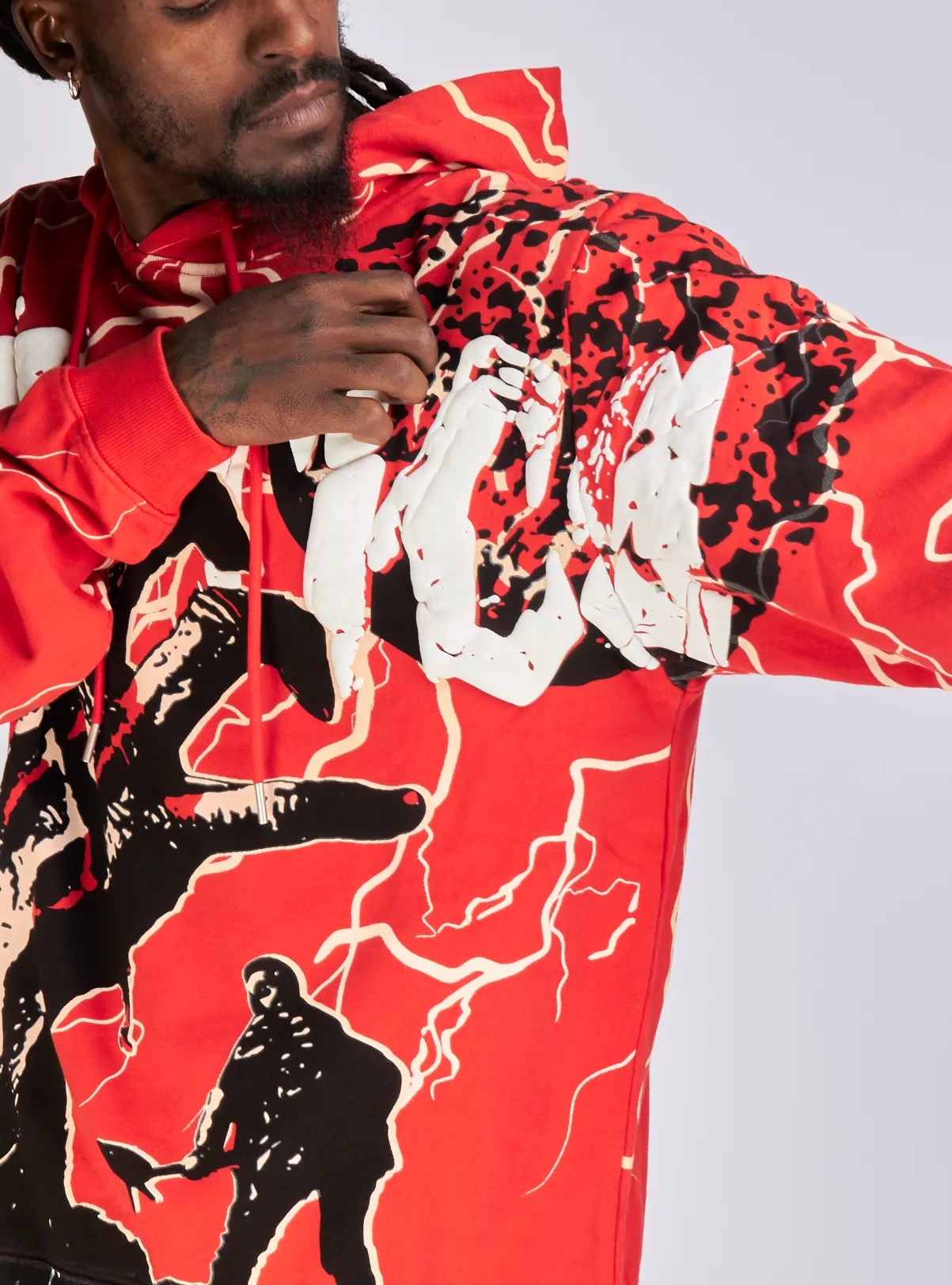 Politics Hoodie - Donovan - Red - 302