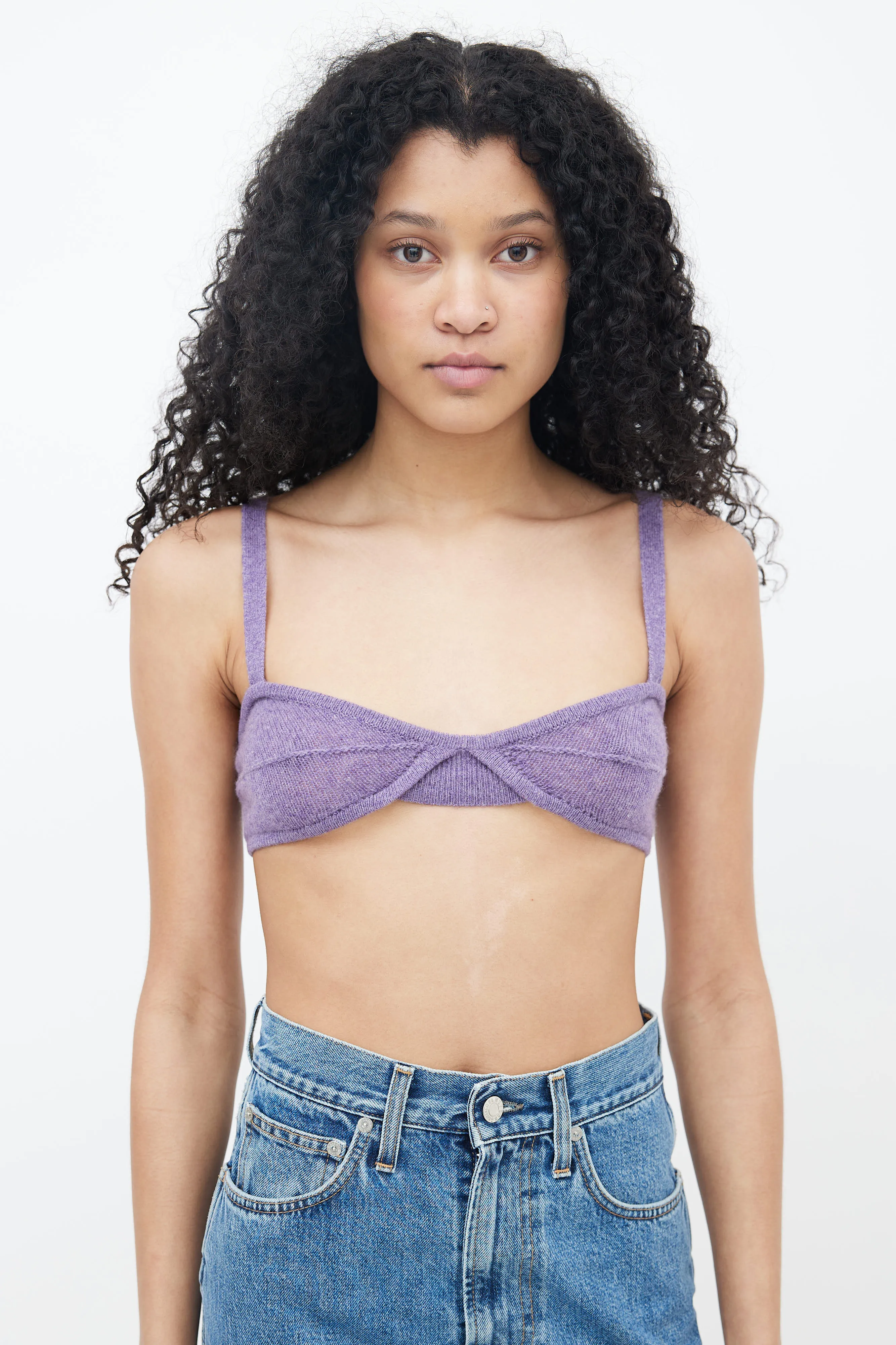Purple Cashmere Eda Bralette