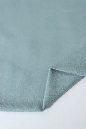 Rain Cloud Blue Cotton Spandex French Terry
