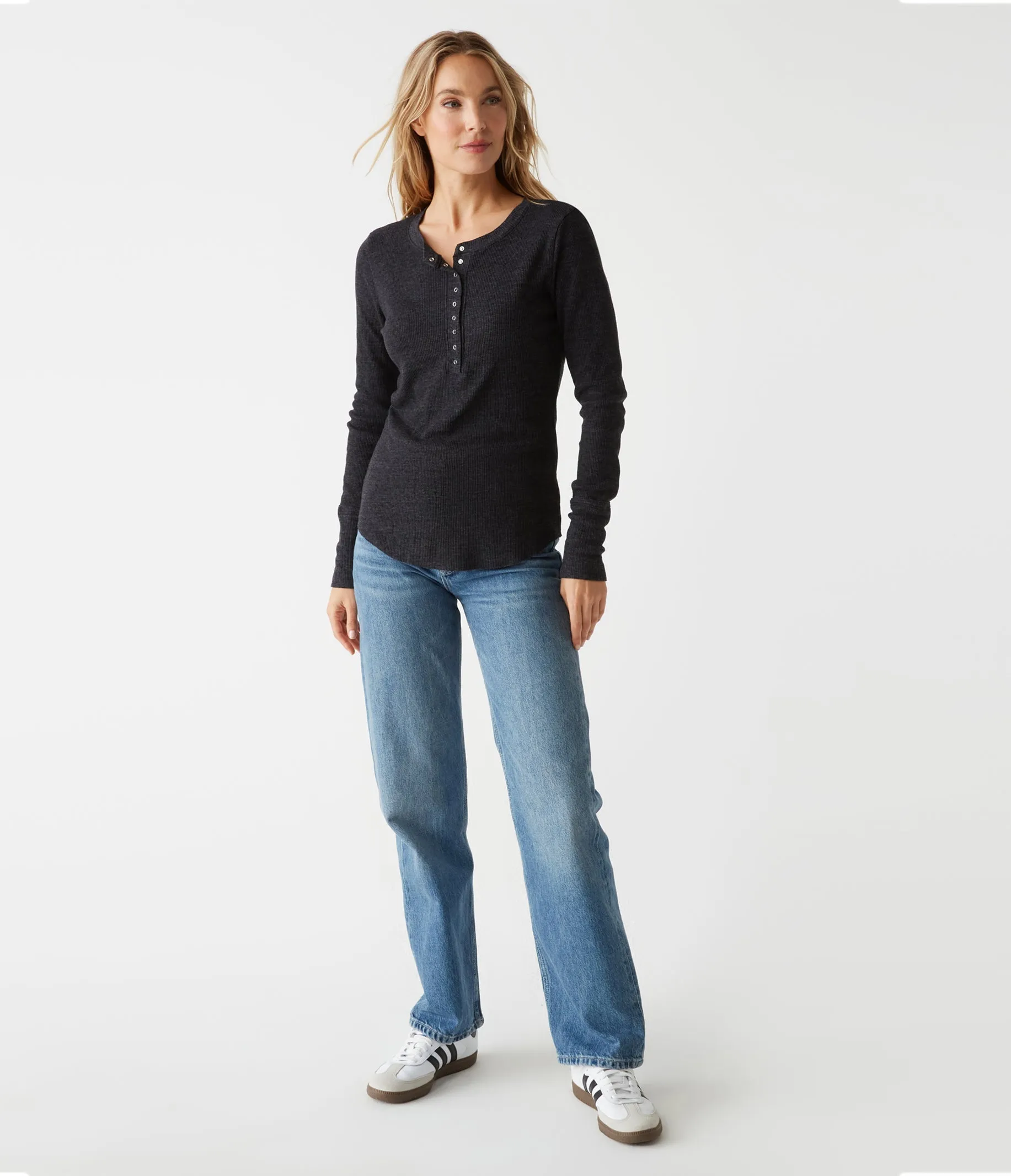 Regan Thermal Henley Tee
