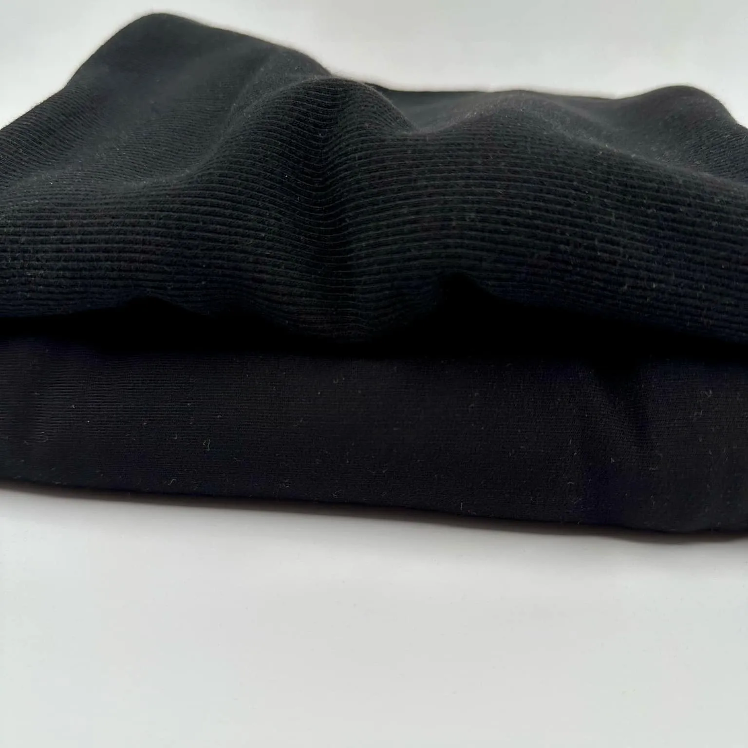 Rib Knit- Black
