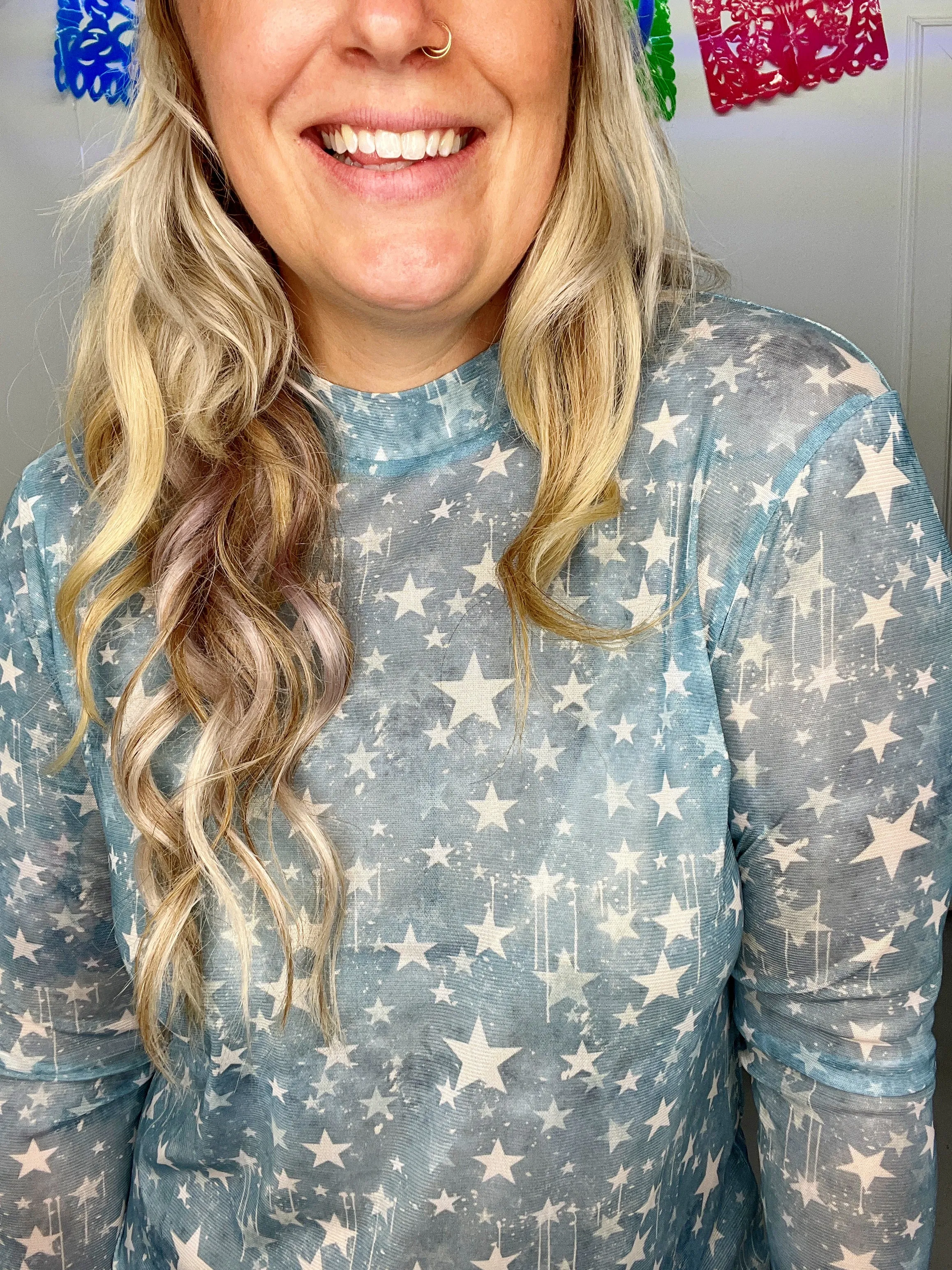 Stars at Night Mesh Top