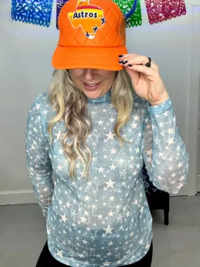 Stars at Night Mesh Top