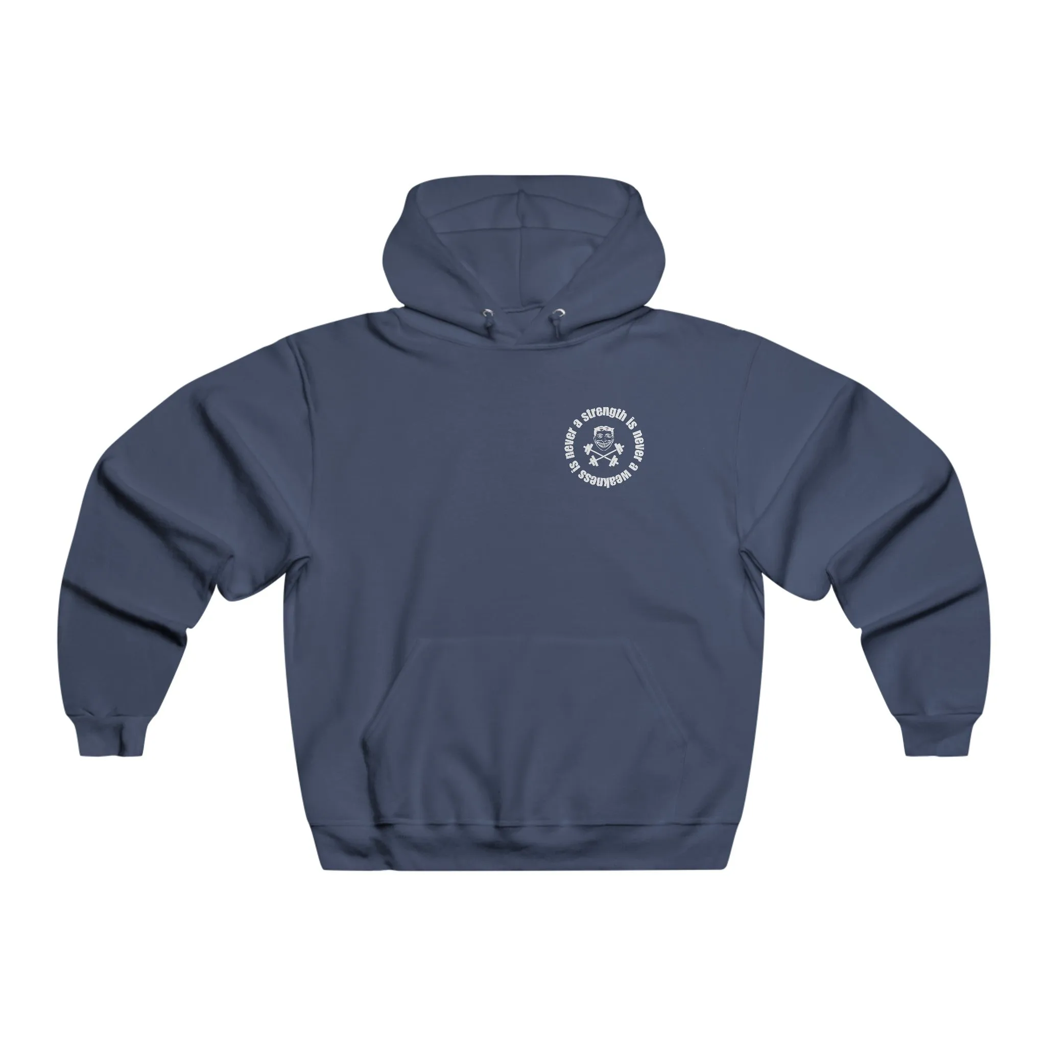 Strength is Never a Weakness / You're Stronger Than You Think - NUBLEND® Hooded Sweatshirt