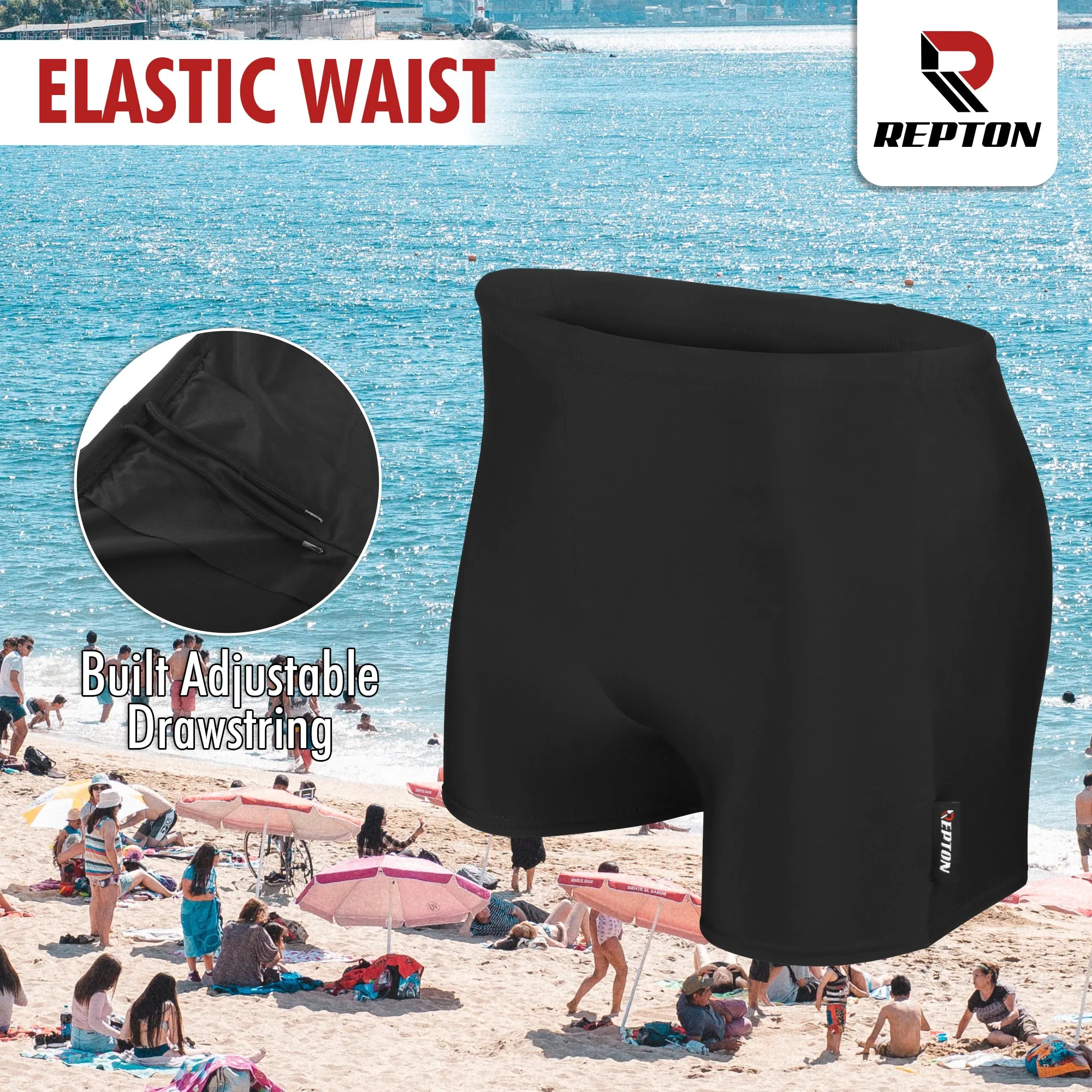 Swim Shorts for Men & Kids | Quick-Dry Beach Trunks, Lightweight Swimming Shorts with Adjustable Drawstring, Comfortable for Surfing, Swimming & Pool