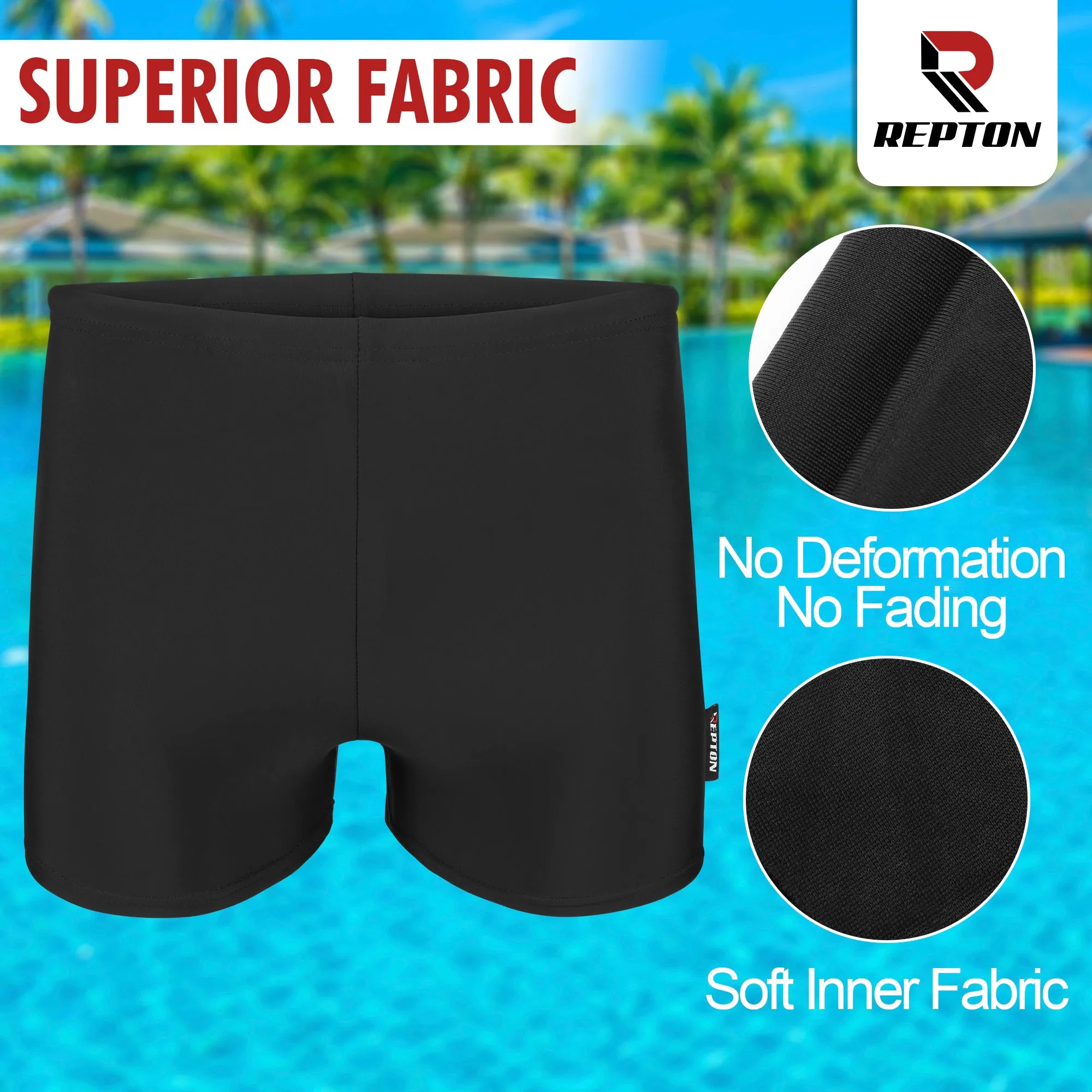 Swim Shorts for Men & Kids | Quick-Dry Beach Trunks, Lightweight Swimming Shorts with Adjustable Drawstring, Comfortable for Surfing, Swimming & Pool