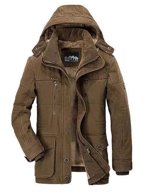 Thick Quality Cotton Fleece Parkas