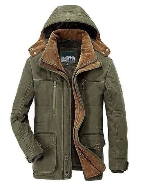 Thick Quality Cotton Fleece Parkas