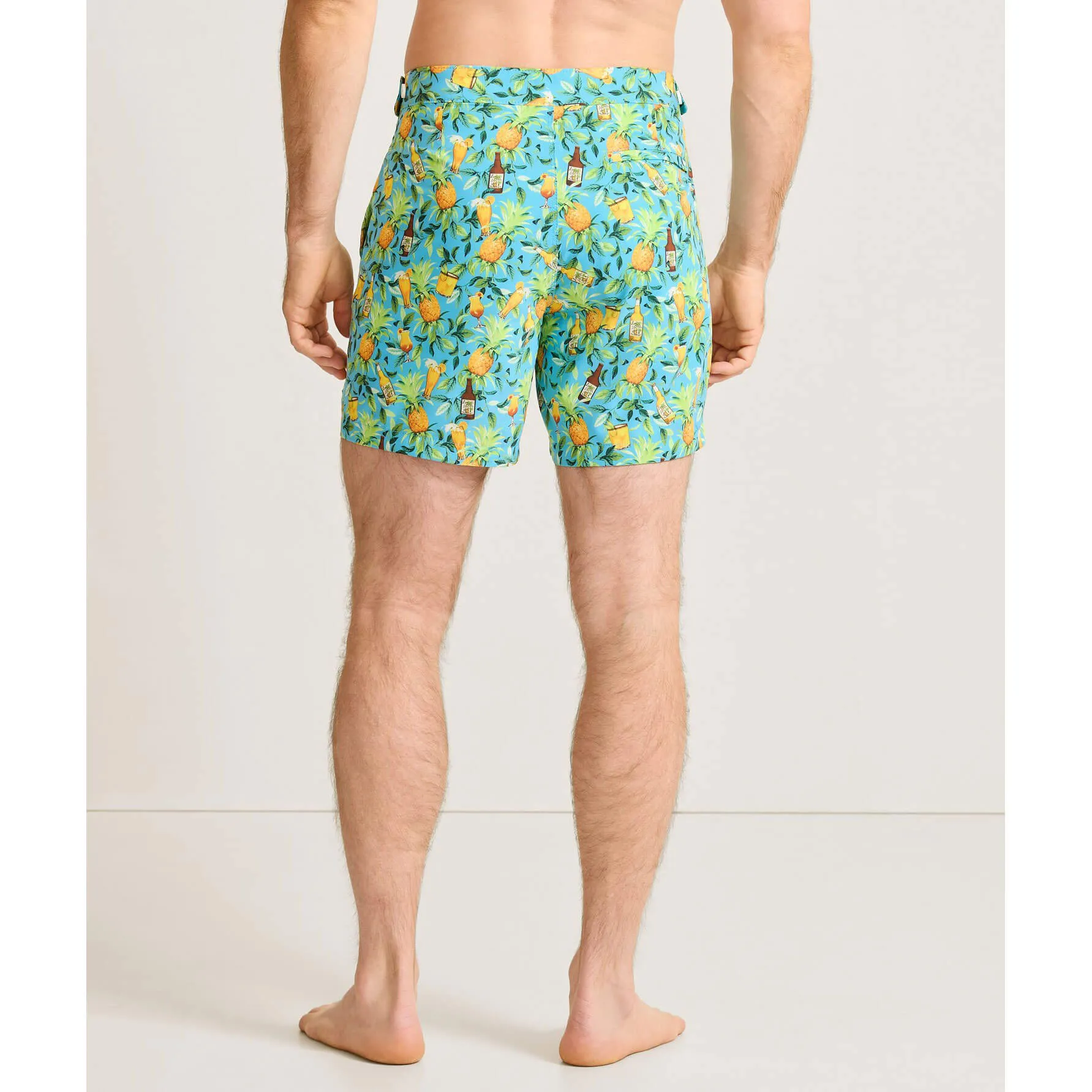 Tommy Bahama Men's 6-Inch Amalfi Coast Island Brews Swim Trunks - Air Blue