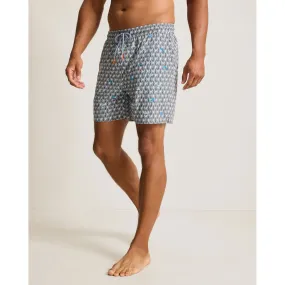 Tommy Bahama Men's 6-Inch Naples Tile Pool Geo Swim Trunks - Summer Grey