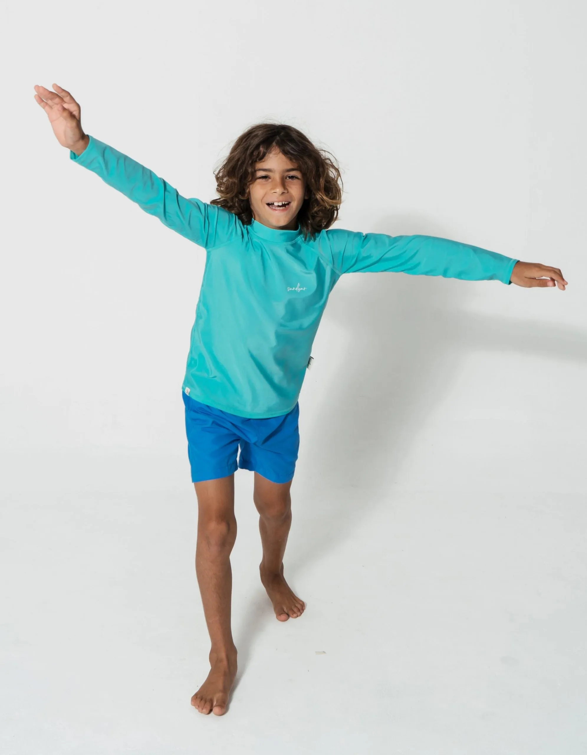 Turquoise Rash Guard