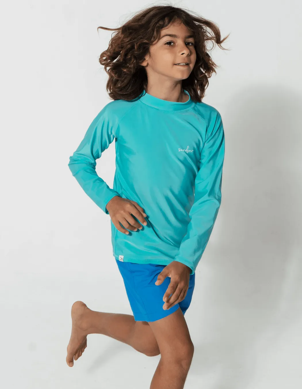 Turquoise Rash Guard