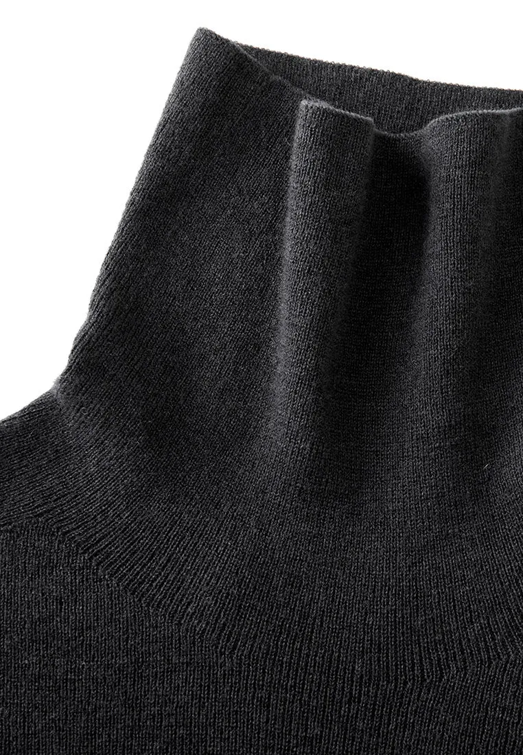 Turtle-Neck Slim-Fit Jersey Top