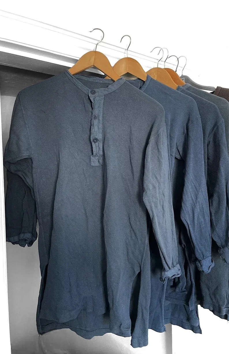 Vintage 1930s Henley Grandad Shirts
