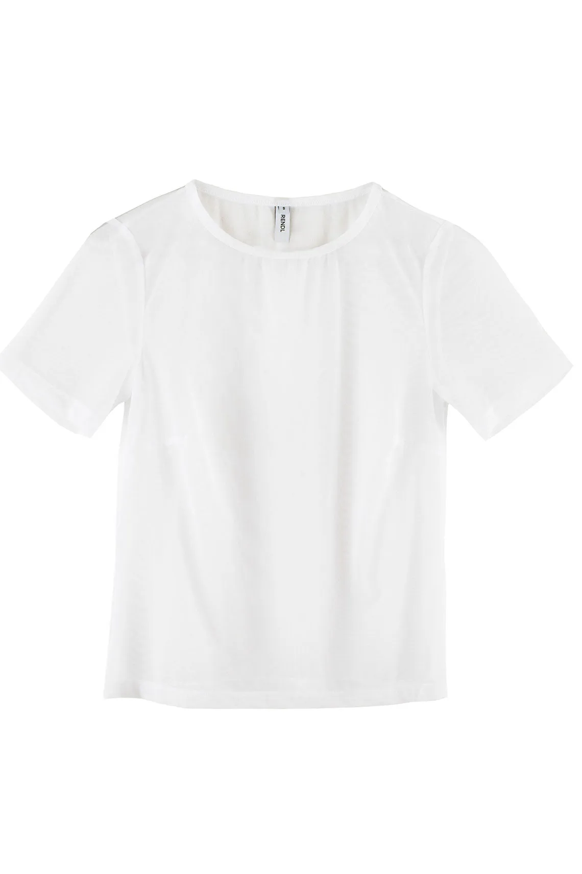 White Mesh Tee
