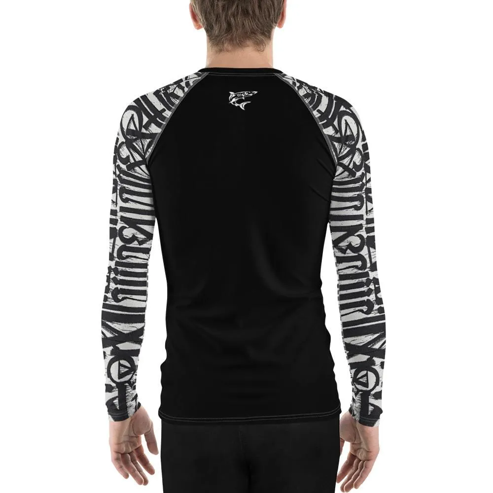 White Noise ~ Men's BJJ Rash Guard