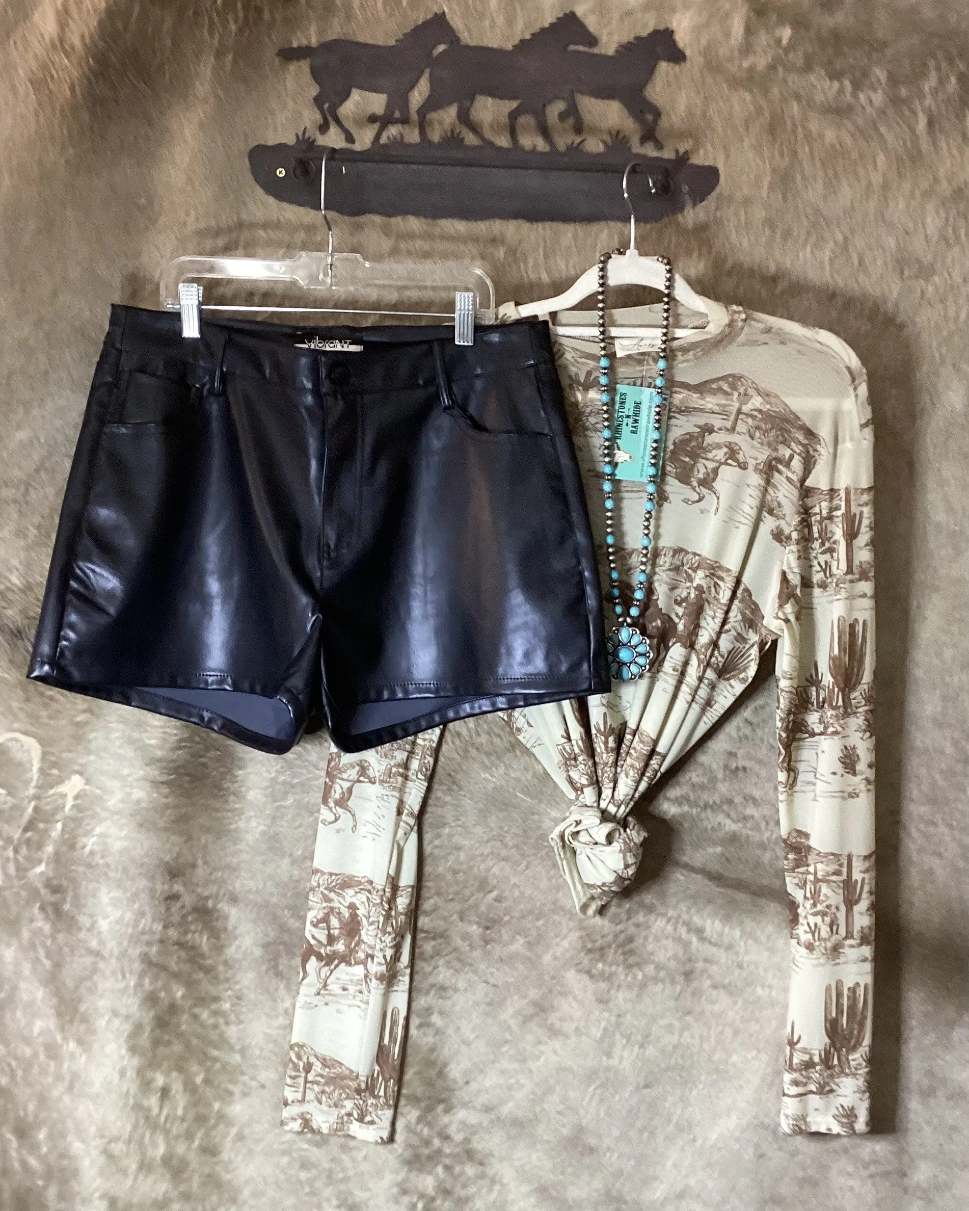 Wild West Mesh Top