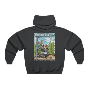 Wire Grips & Nice Tits Hoodie LINEMEN