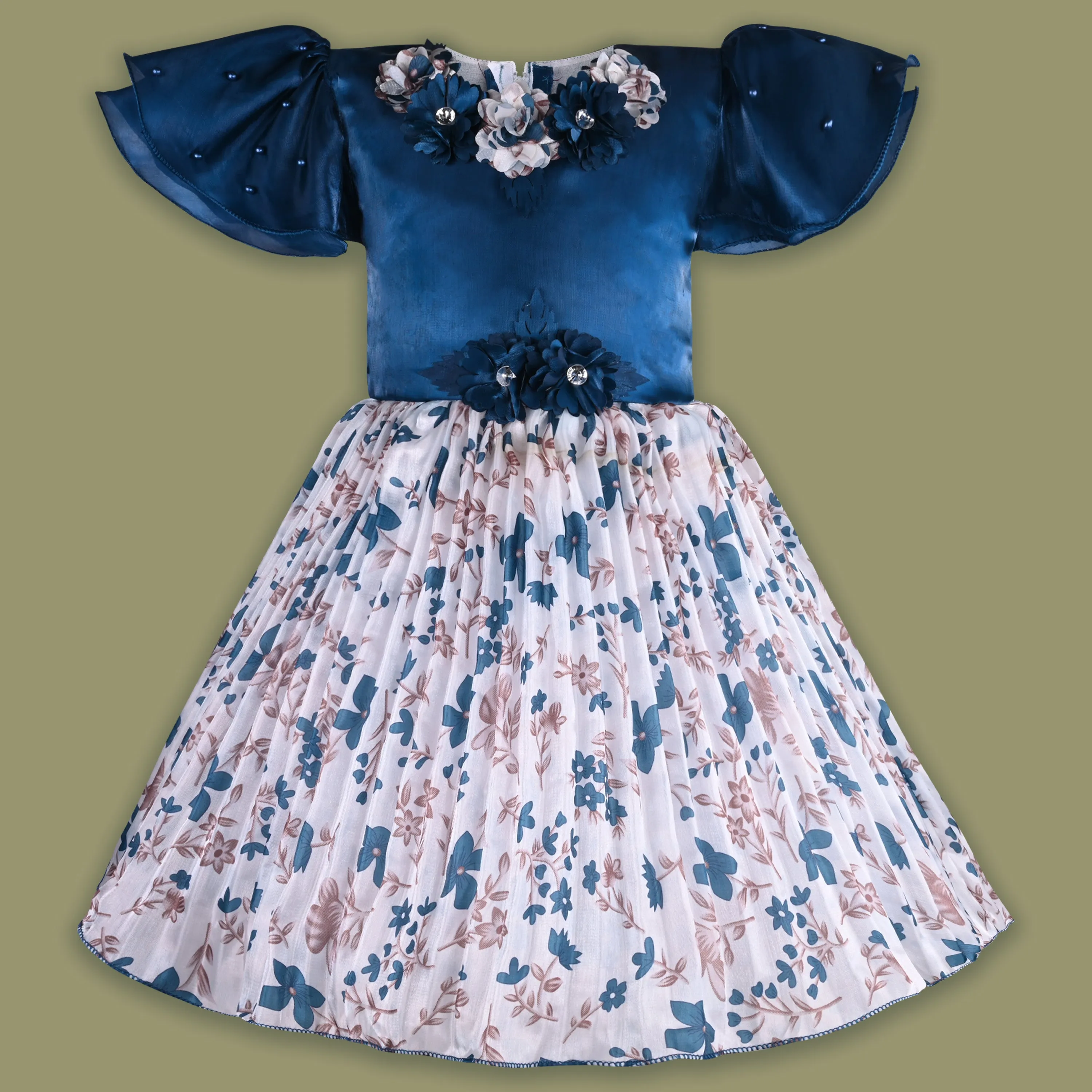 wish karo Baby Girl Party Wear Dress