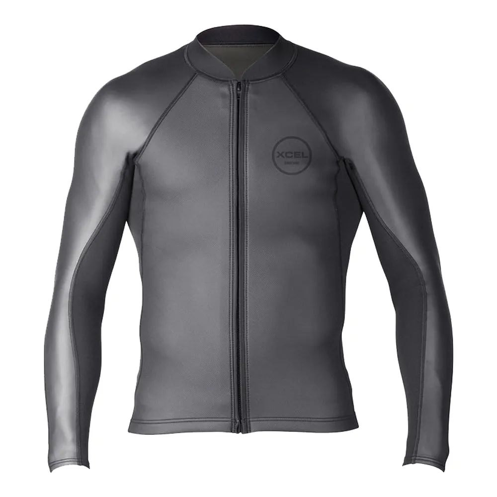 Xcel Axis Sharkskin 2/1mm L/S Front Zip Wetsuit Jacket